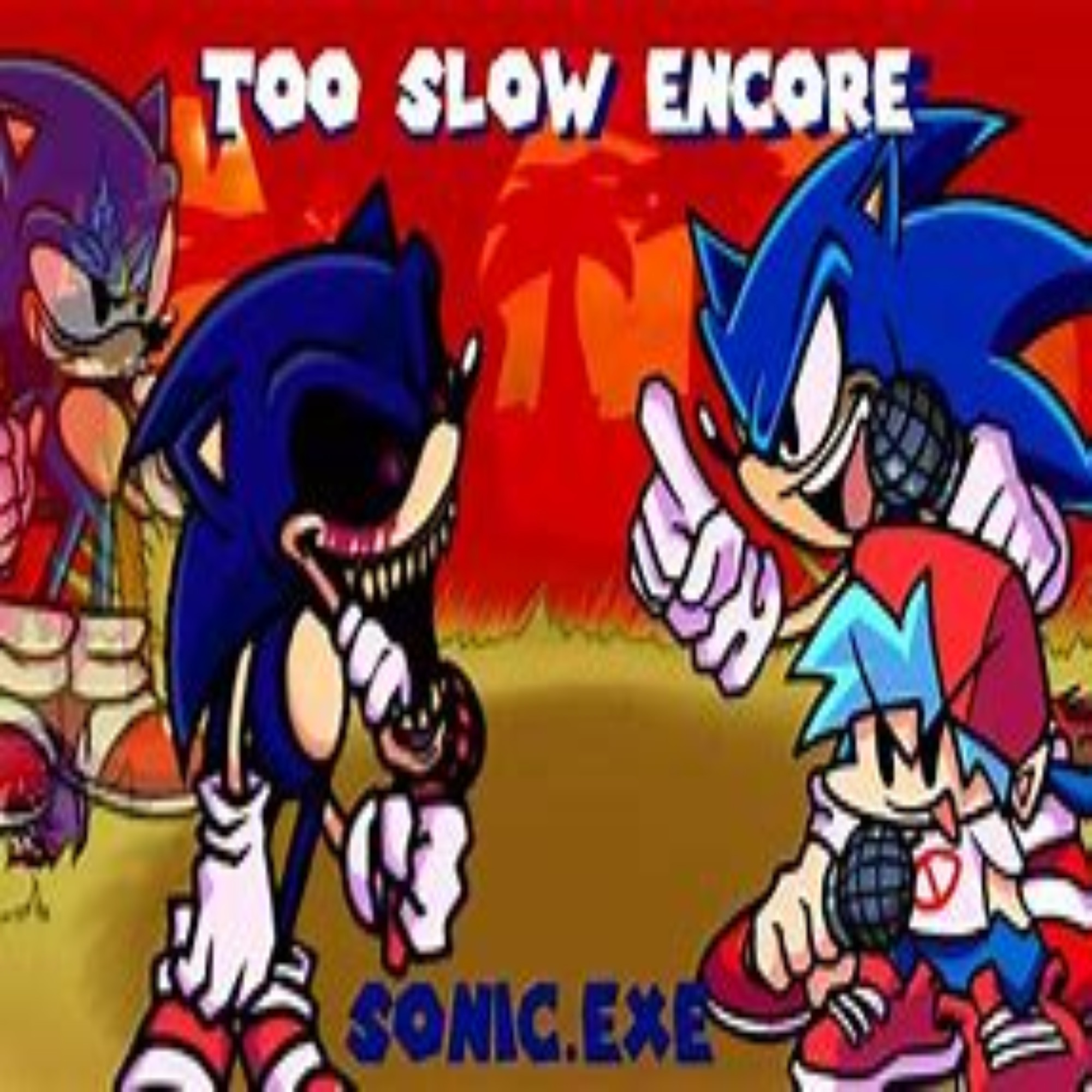 Vs Sonic.exe To Slow Rerun [Friday Night Funkin'] [Mods]