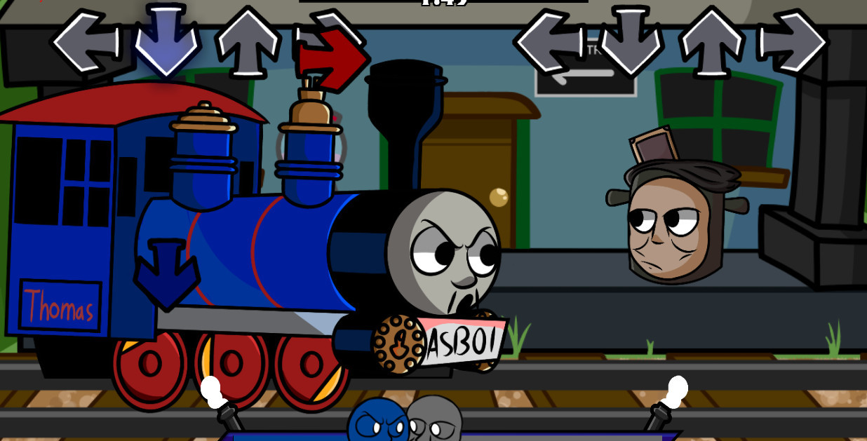 FNF: Thomas' Railway Showdown FNF mod jogo online, pc baixar