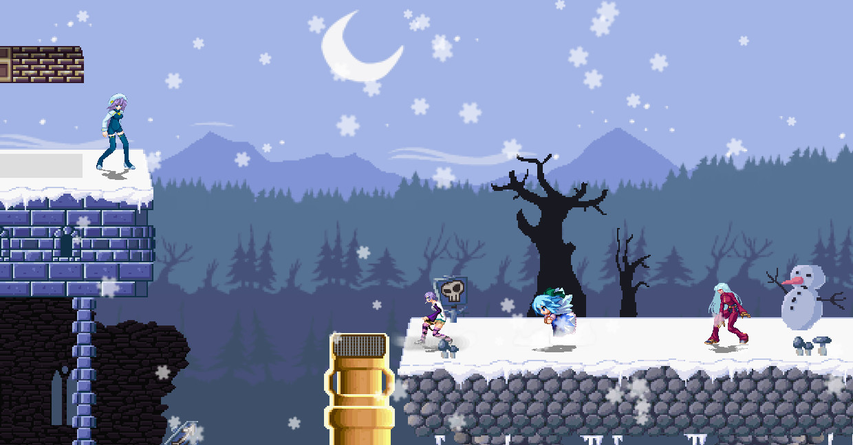 Mizore Shirayuki Minecraft Sprite By Halofreak001