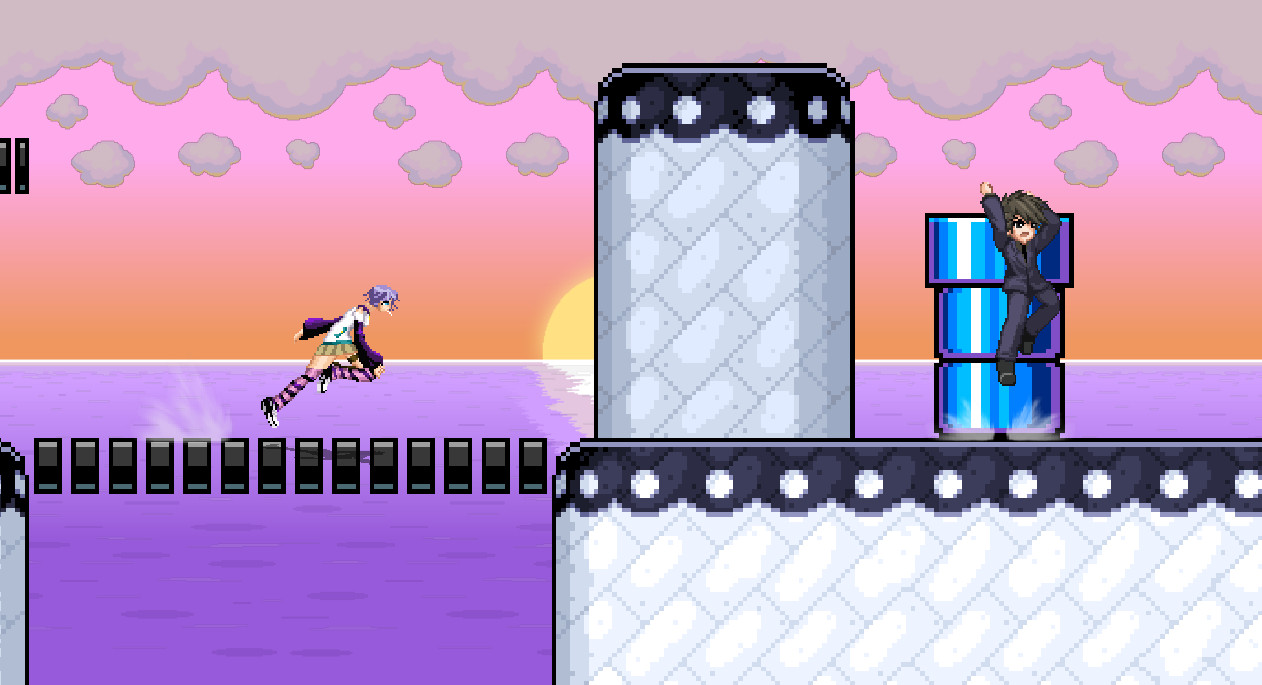 Mizore Shirayuki Minecraft Sprite By Halofreak001