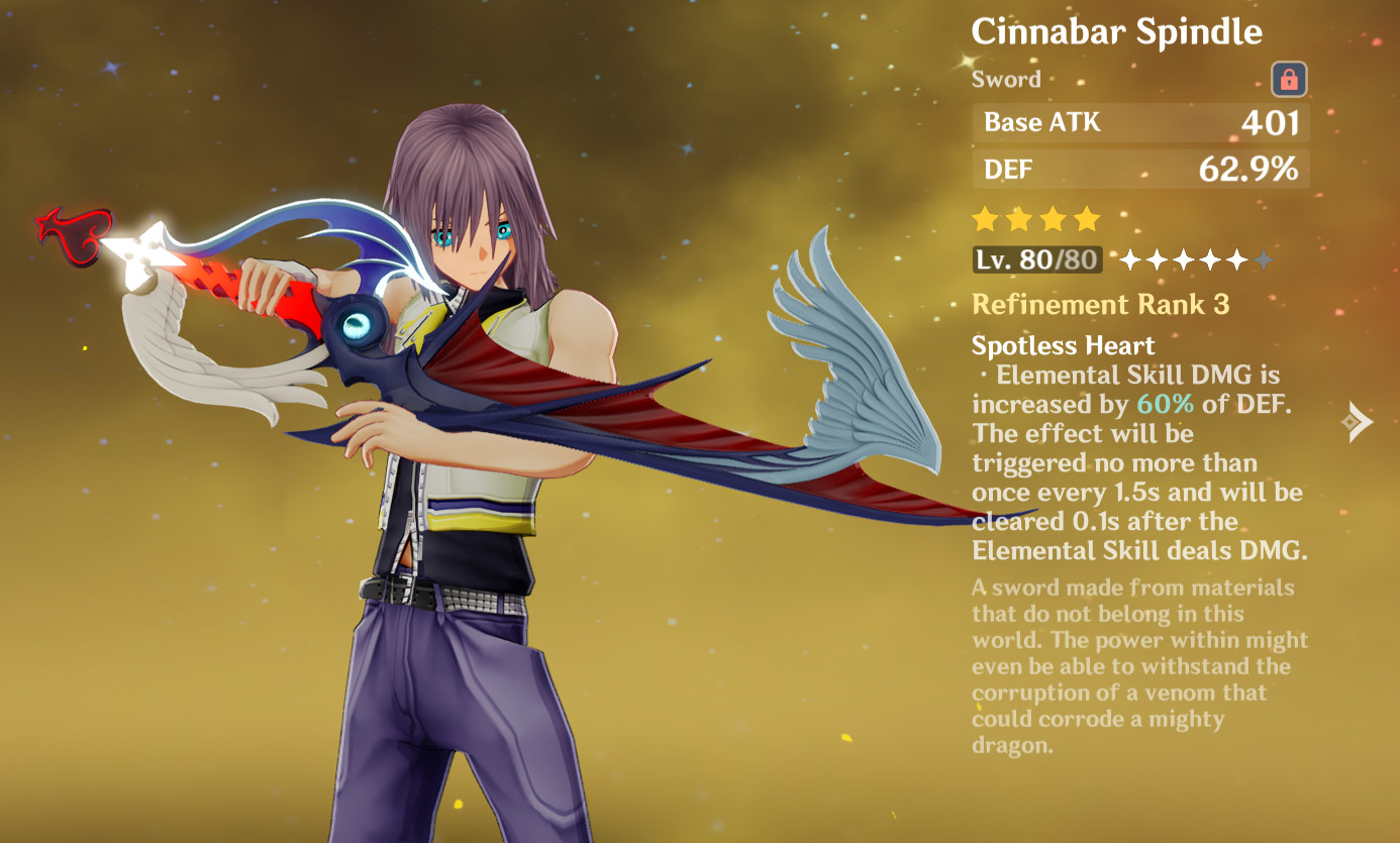 Way To Dawn Keyblade [Genshin Impact] [Mods]