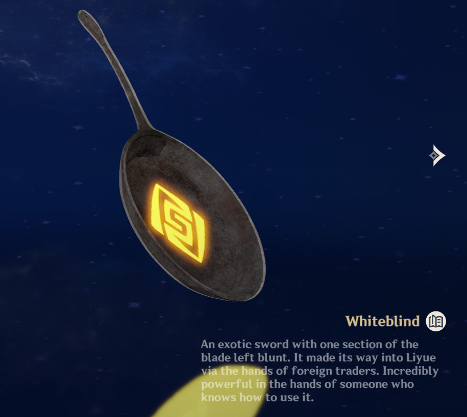 Frying Pan Sword [Genshin Impact] [Mods]
