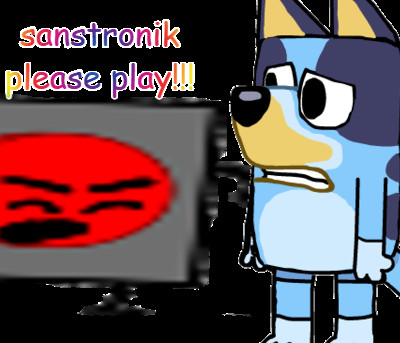 FNF BUTTON VS BLUEY FINAL STAND