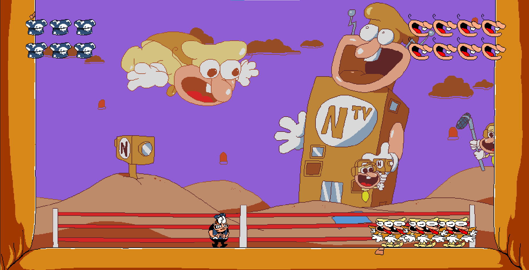 Triple Bosses [Pizza Tower] [Mods]