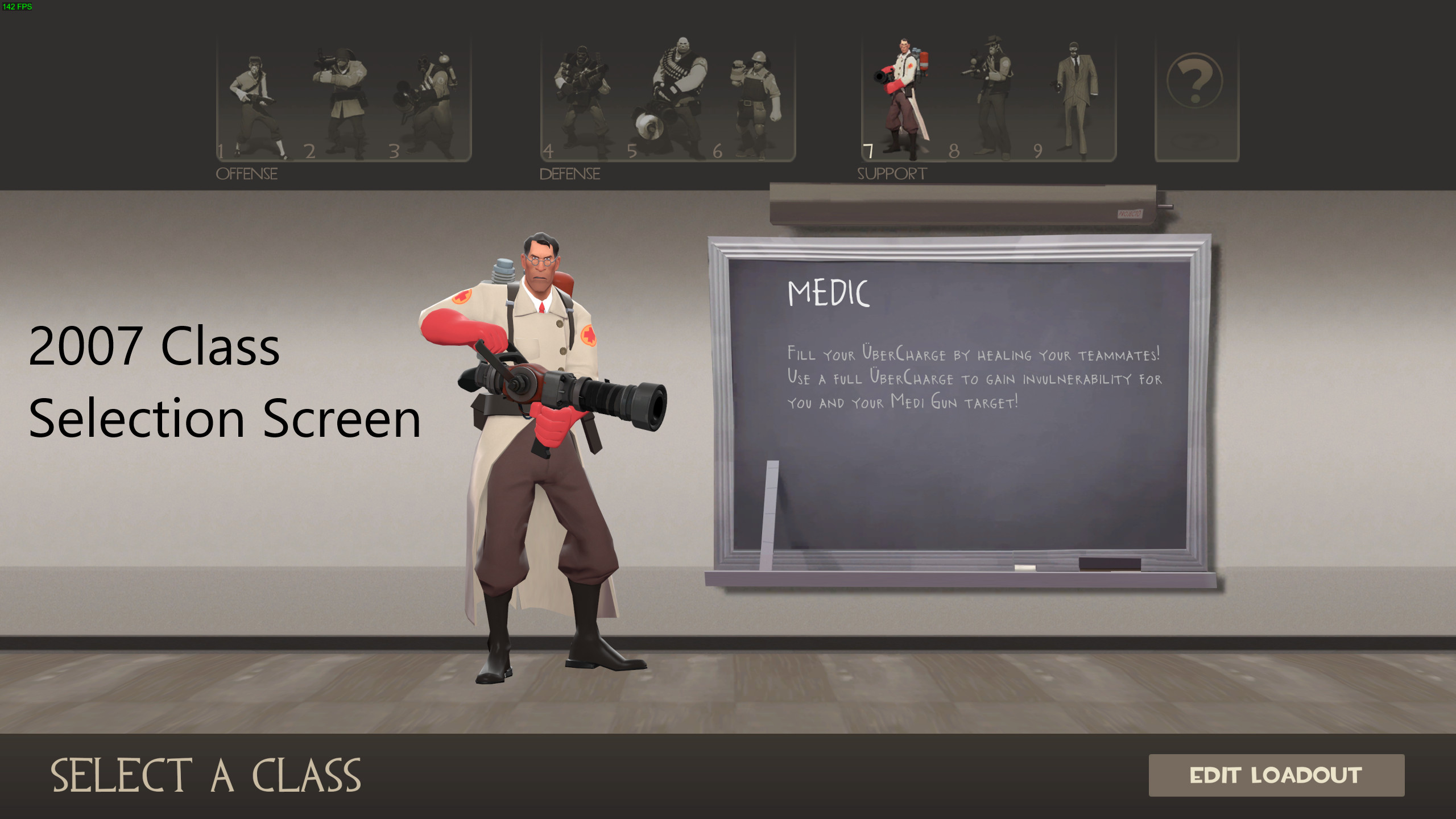 2007 Class Selection Position [Team Fortress 2 Classic] [Mods]