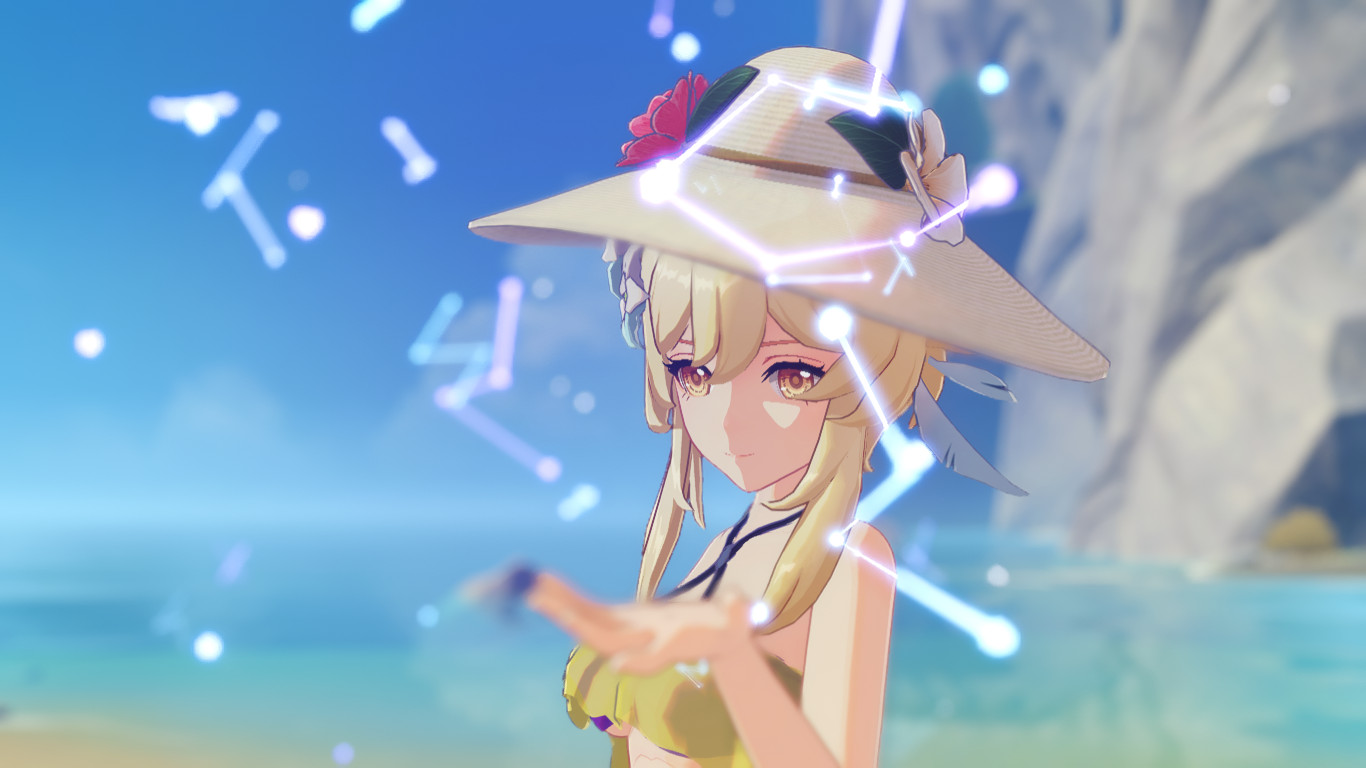 Lumine at the Beach - SFW