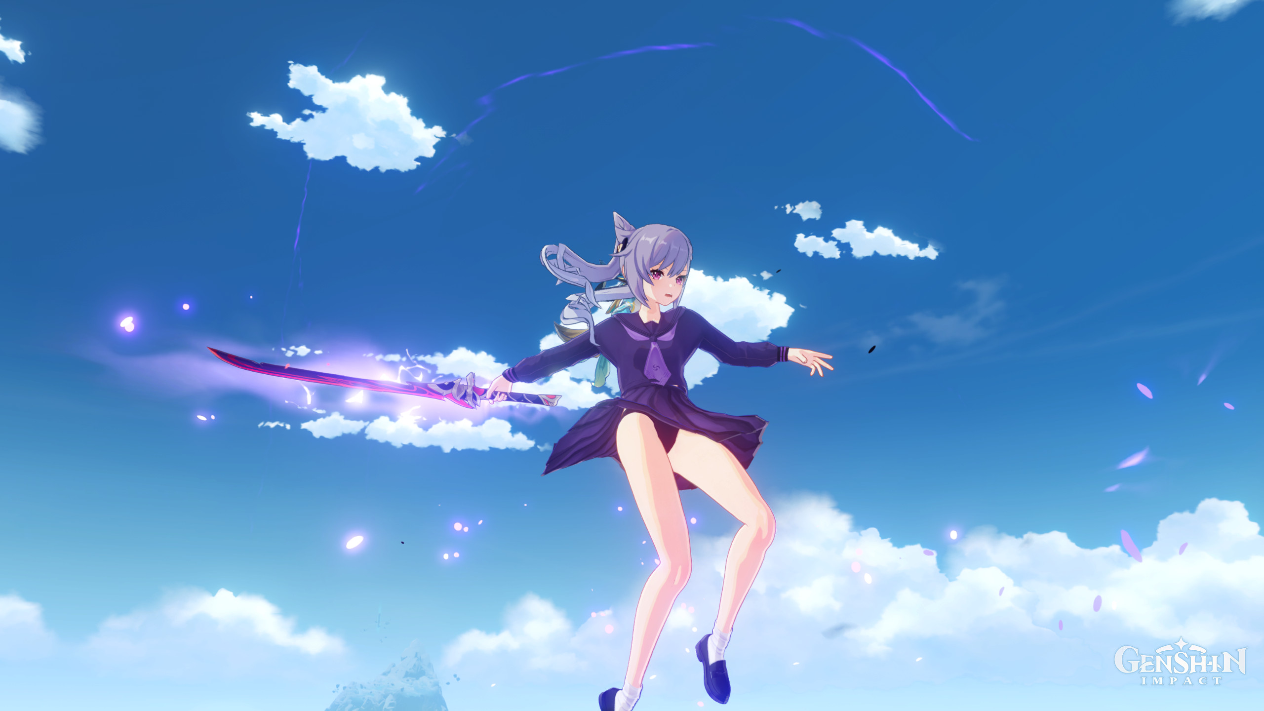 Keqing School Girl (SFW)