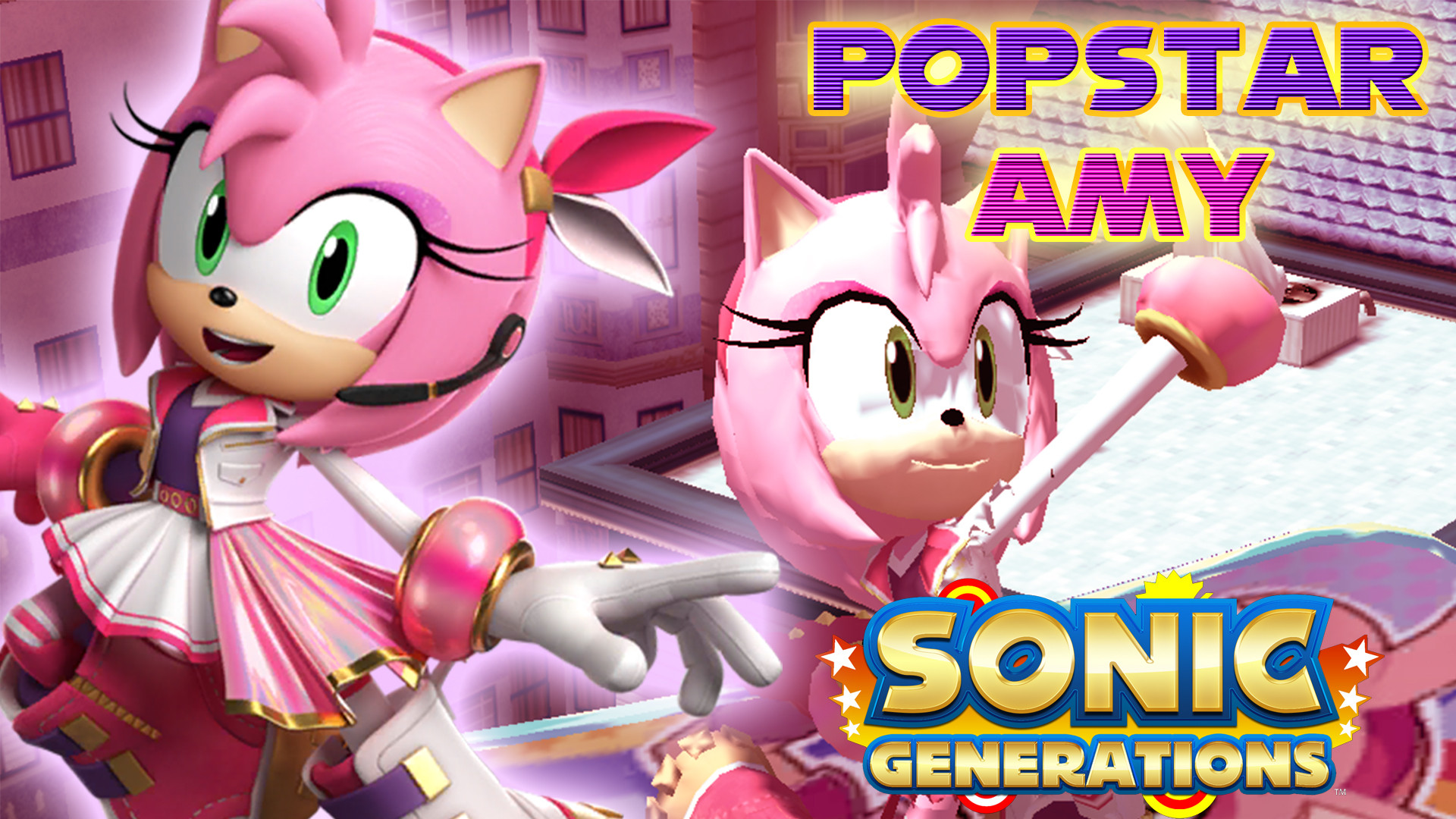 PopStar Amy - Sonic Generations [Sonic Generations] [Mods]