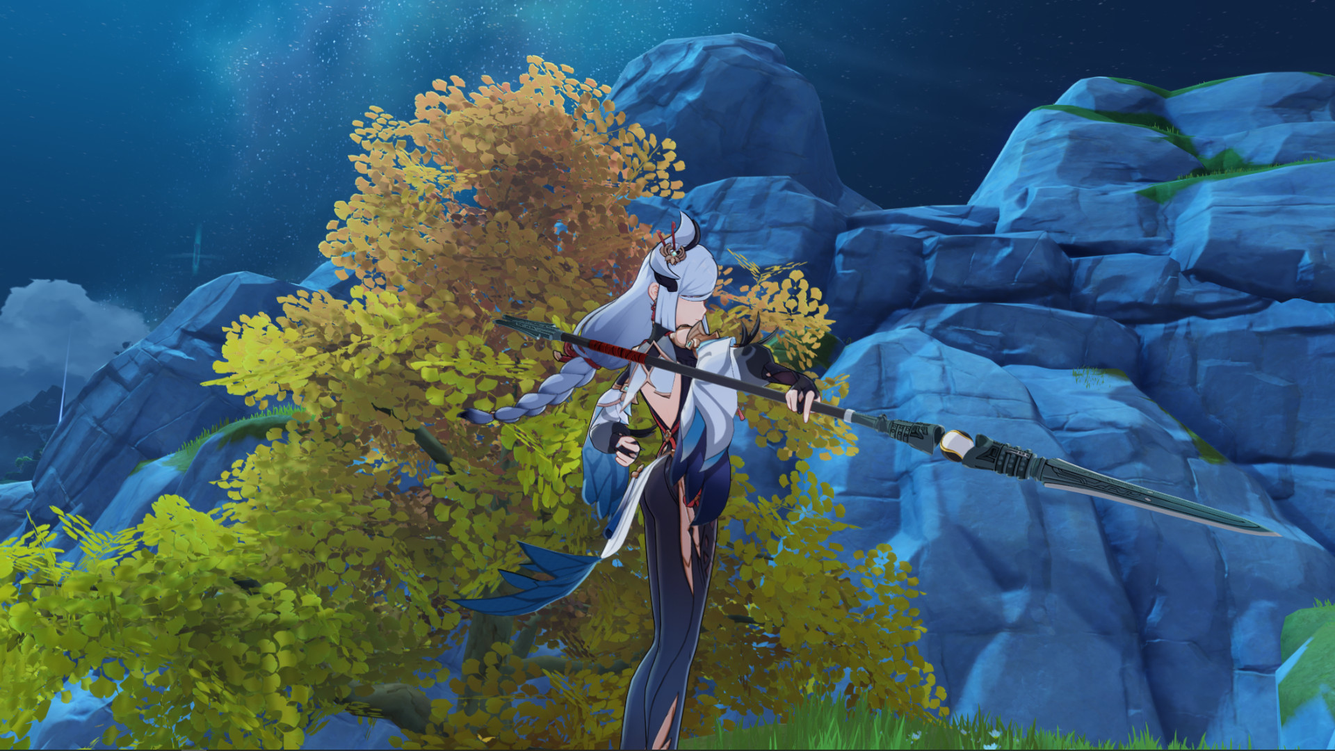 Danheng's spear replace Jade Winged-Spear [Genshin Impact] [Mods]