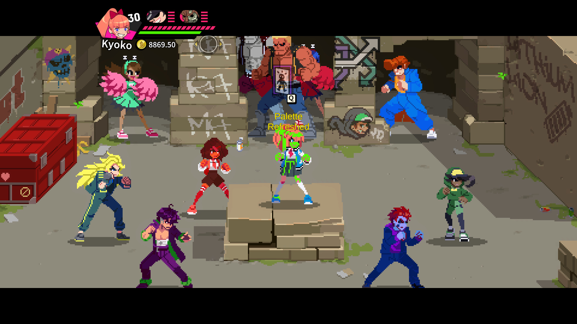 Live Palette Edit Mod for River City Girls 2 RCG2