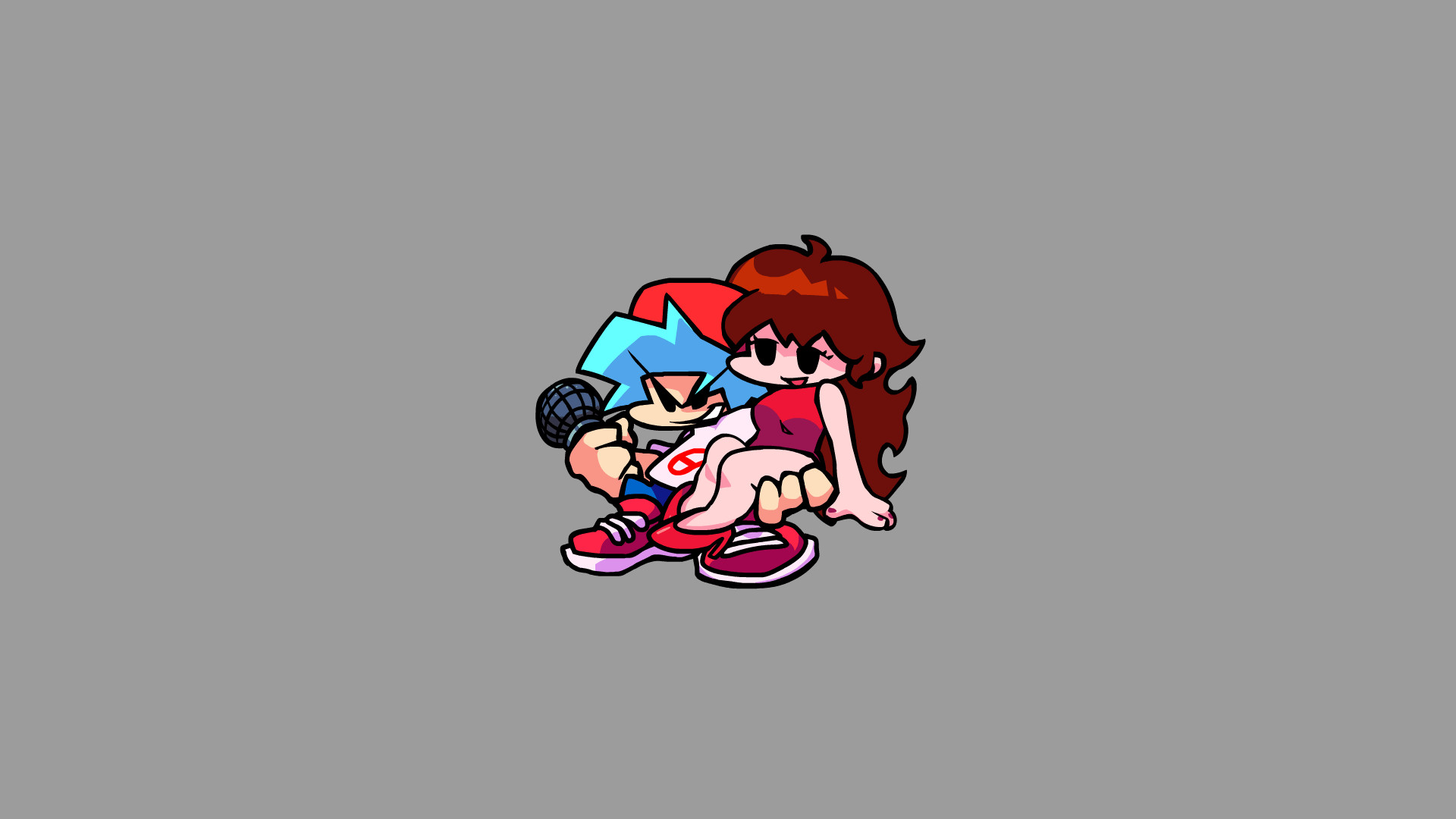 Dialogue BF Holding Dialogue GF over BF [Friday Night Funkin