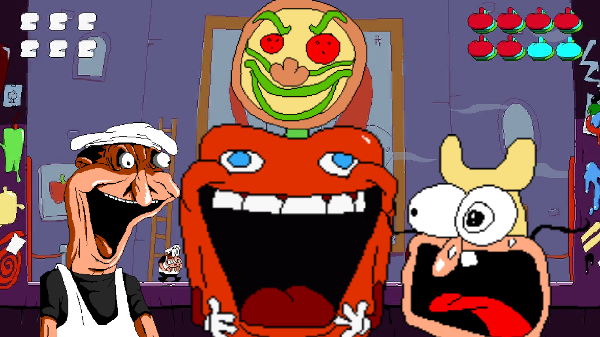 Pepperman Rizz 4 Bosses in the Pepperman Stage Mod for Pizza Tower | PT Mods