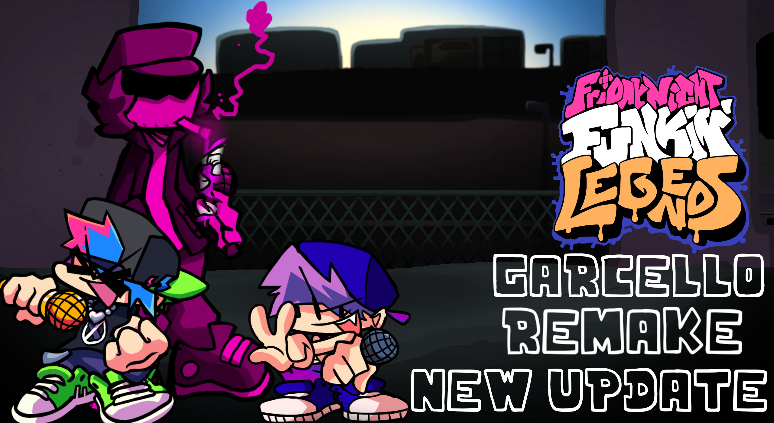 Friday night funkin LEGENDS garcello new update