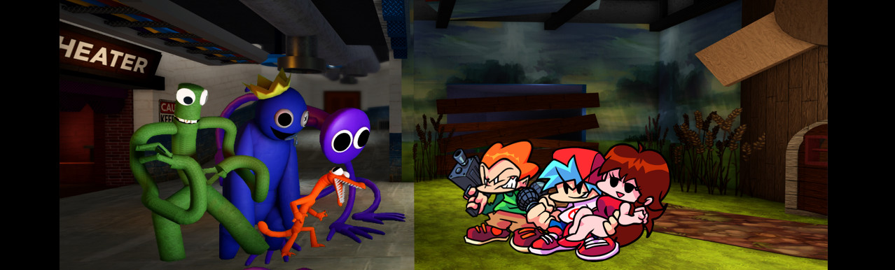 RAINBOW FRIENDS REMIX + VS BLUE
