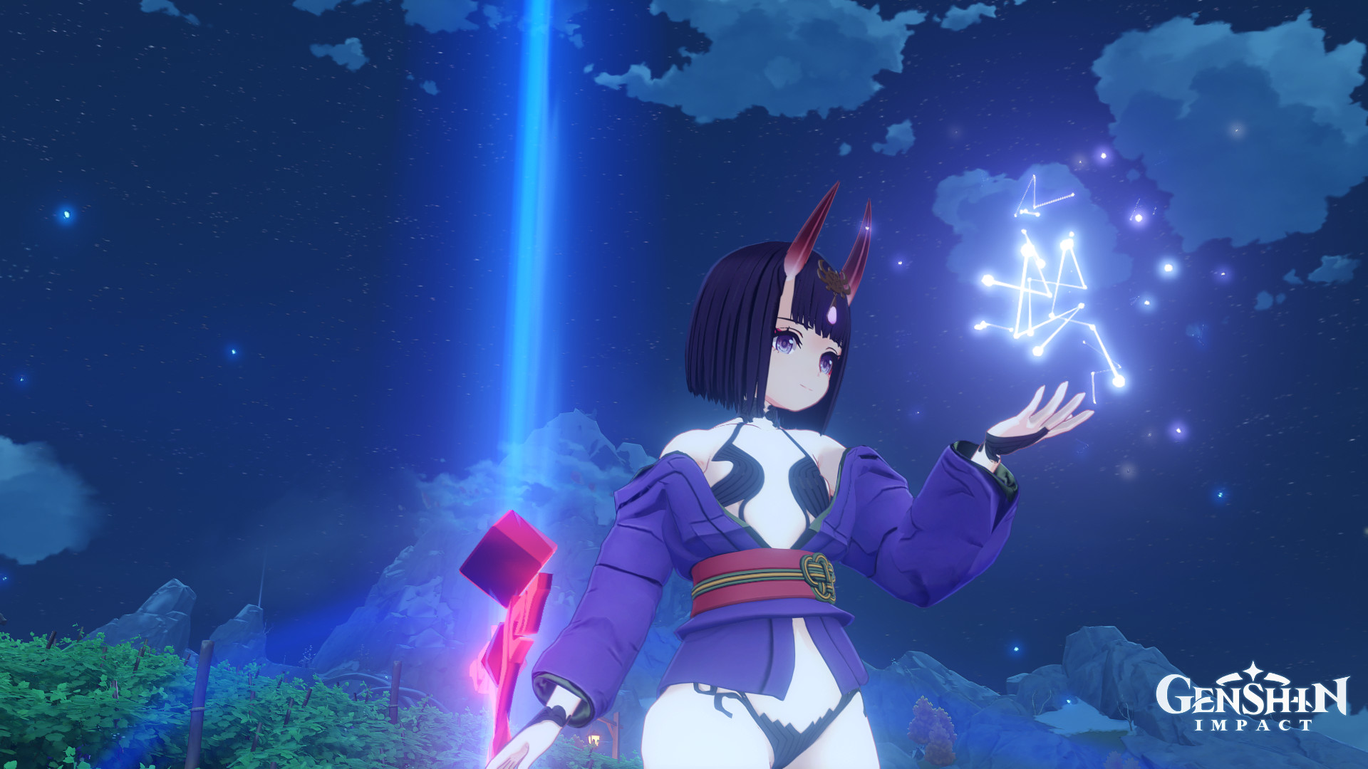 Shuten Douji (F/GO) over Lumine