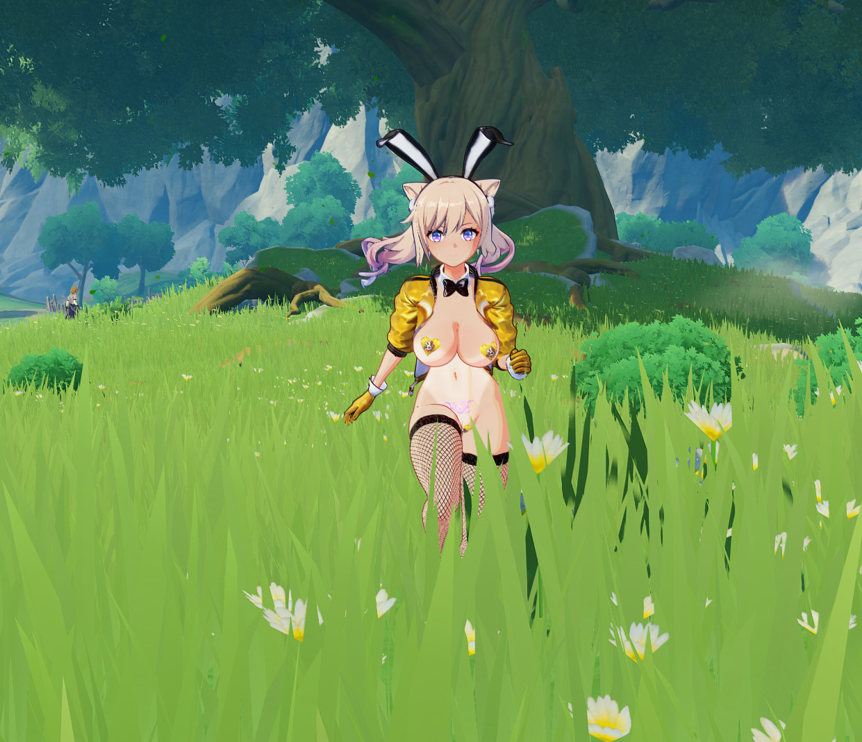 LewdLad's Golden Gamer Bunny Keqing Series