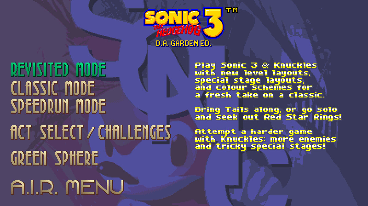 SONIC 3 & KNUCKLES: THE CHALLENGES free online game on