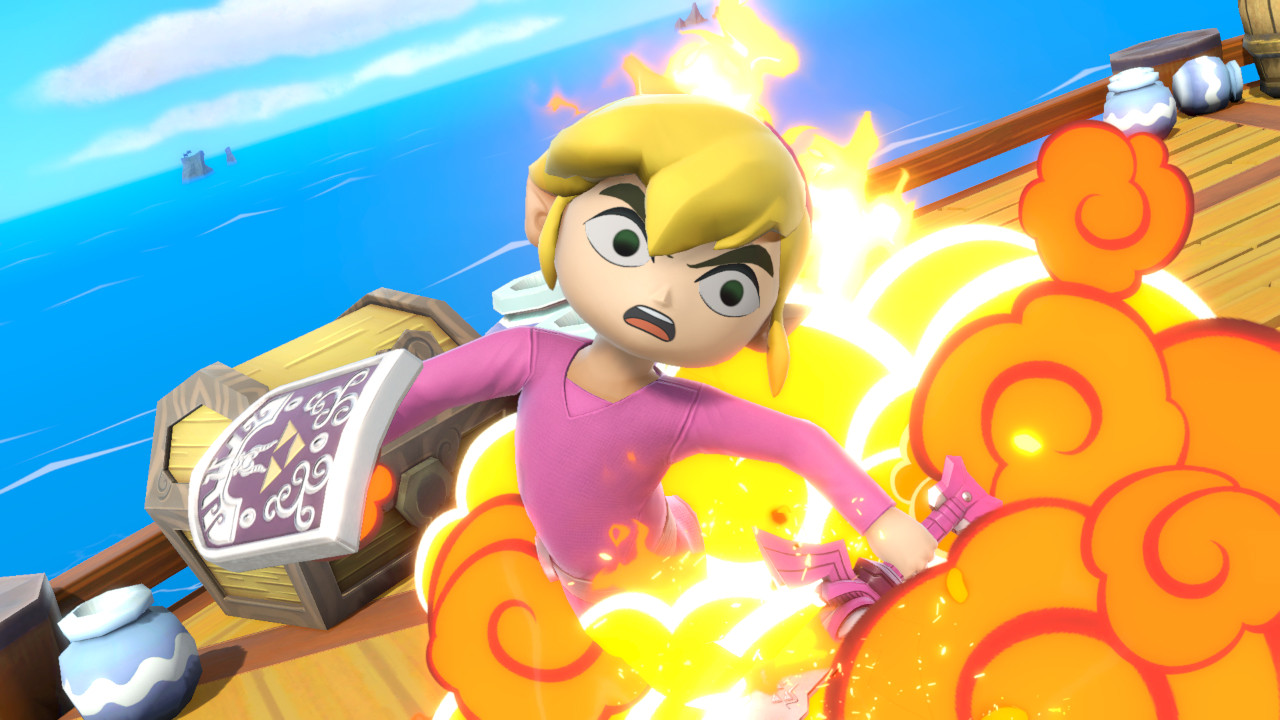 Pink Toon Link [Super Smash Bros. Ultimate] [Mods]