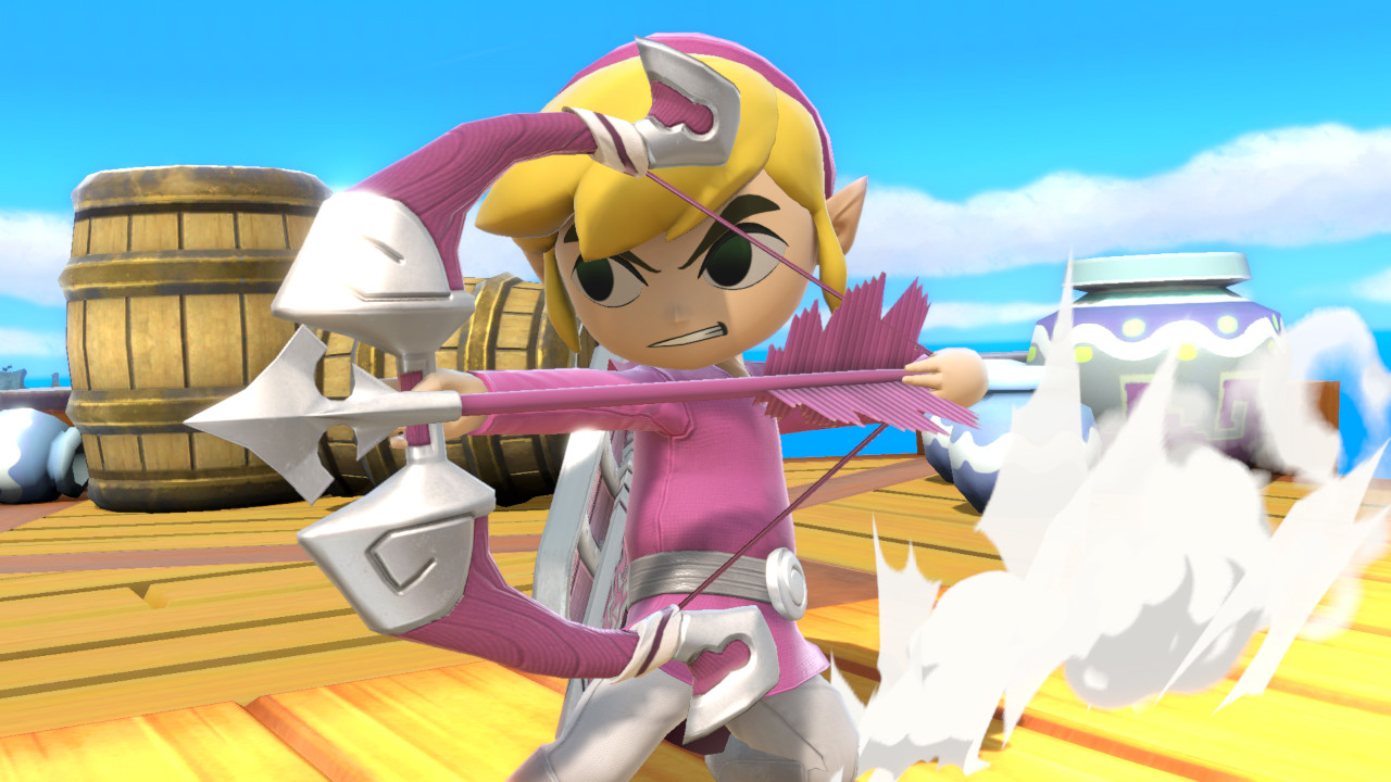 Pink Toon Link [Super Smash Bros. Ultimate] [Mods]