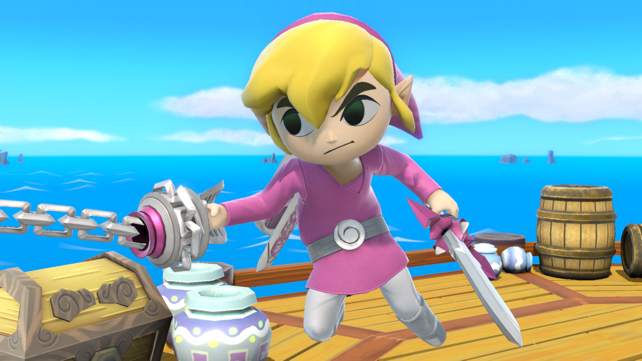 Pink Toon Link [Super Smash Bros. Ultimate] [Mods]