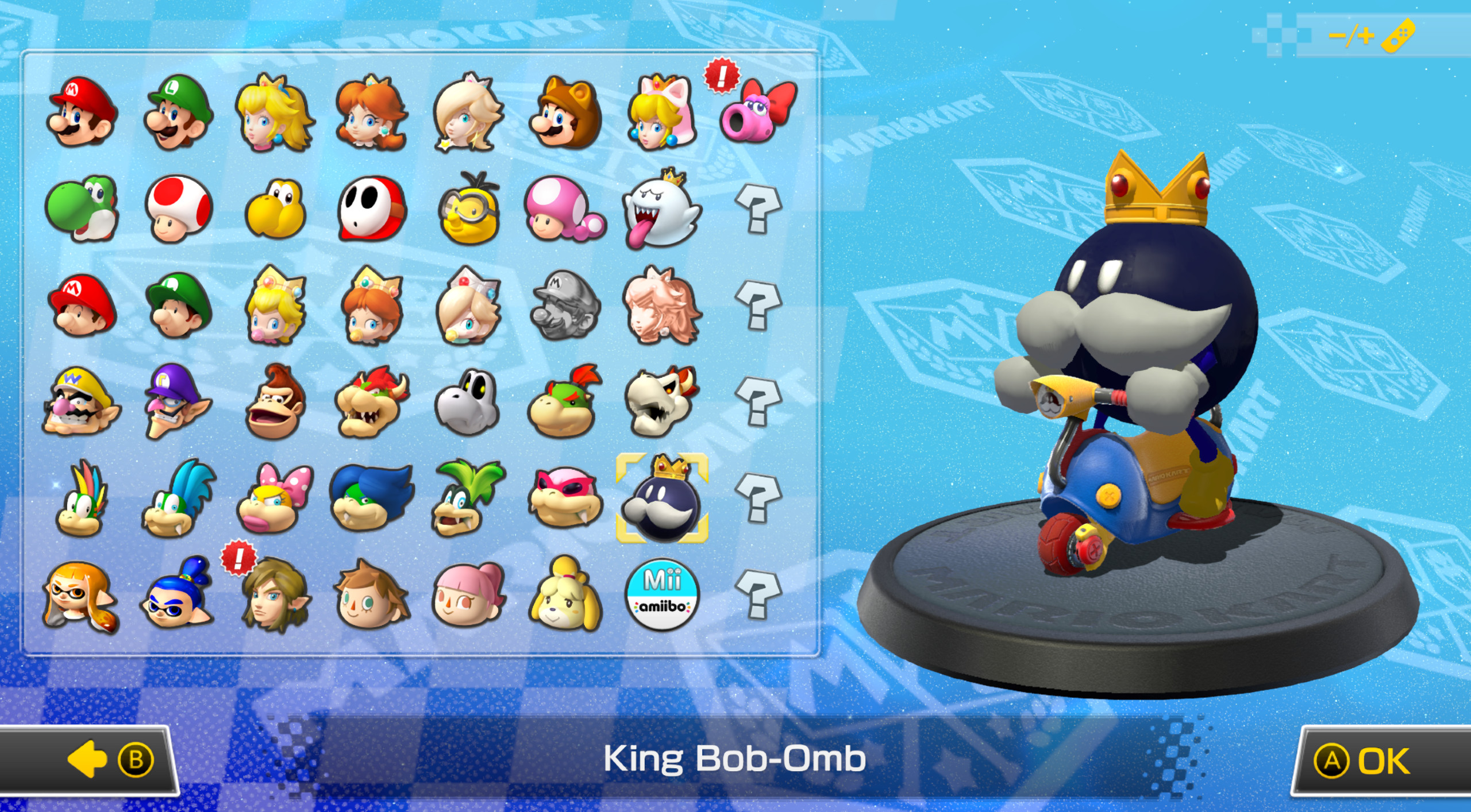 King Bob-Omb (Mario Kart Tour Port) [Mario Kart 8 Deluxe] [Mods]