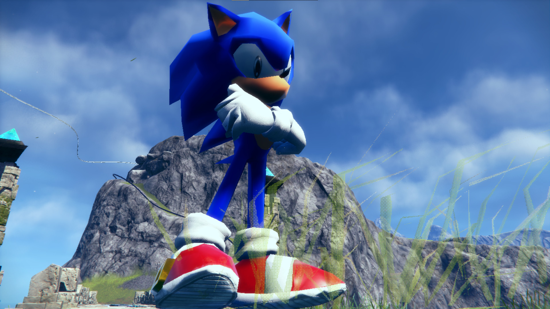 Low Poly Sonic V2.1: Compatible With Update 2 [Sonic Frontiers] [Mods]