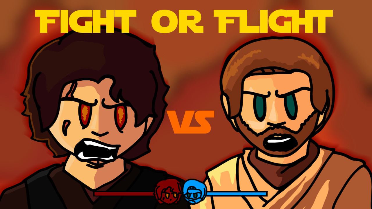 Fight or Flight Anakin and ObiWan Cover