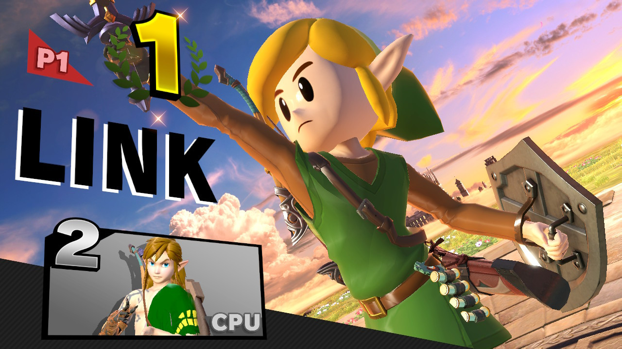 TOTK Link's Awakening Set [Super Smash Bros. Ultimate] [Mods]