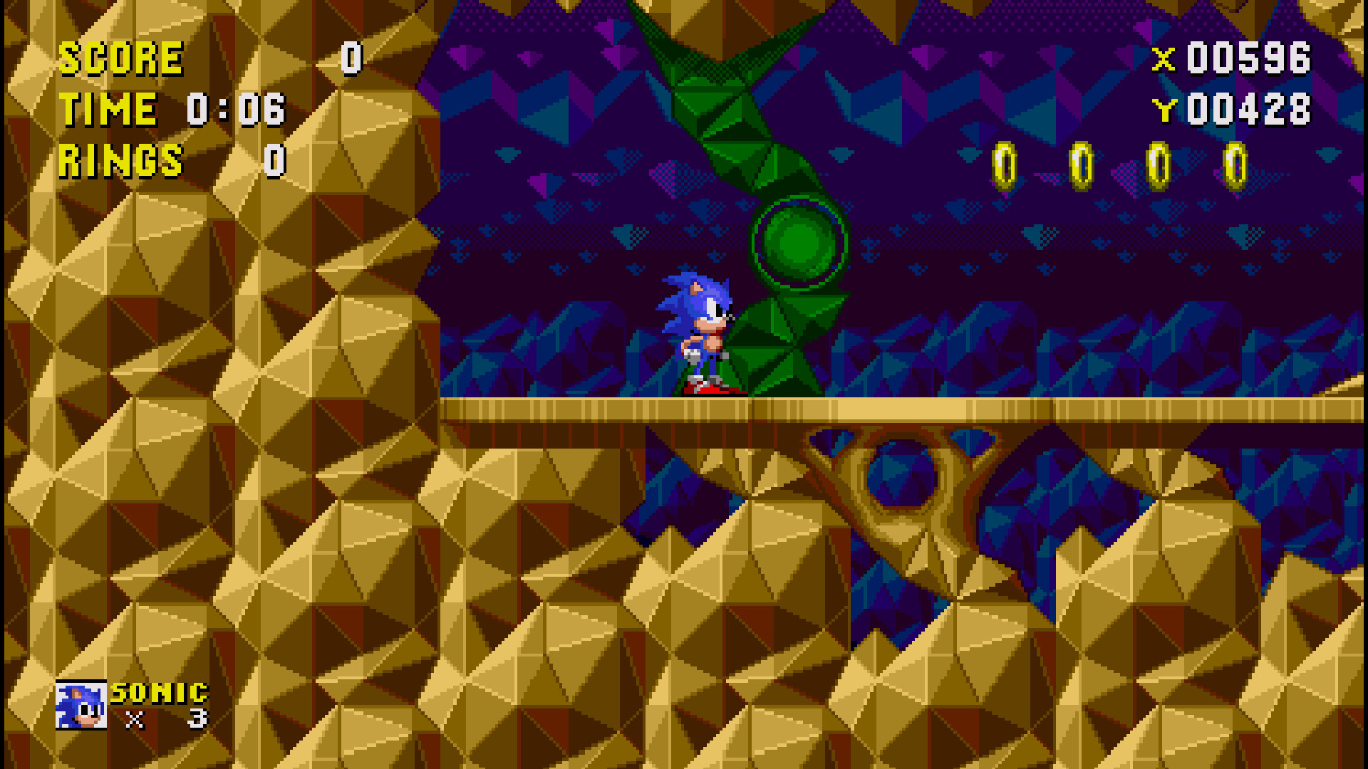 Sonic 2 absolute but a little bit like S1 sprites [Sonic The