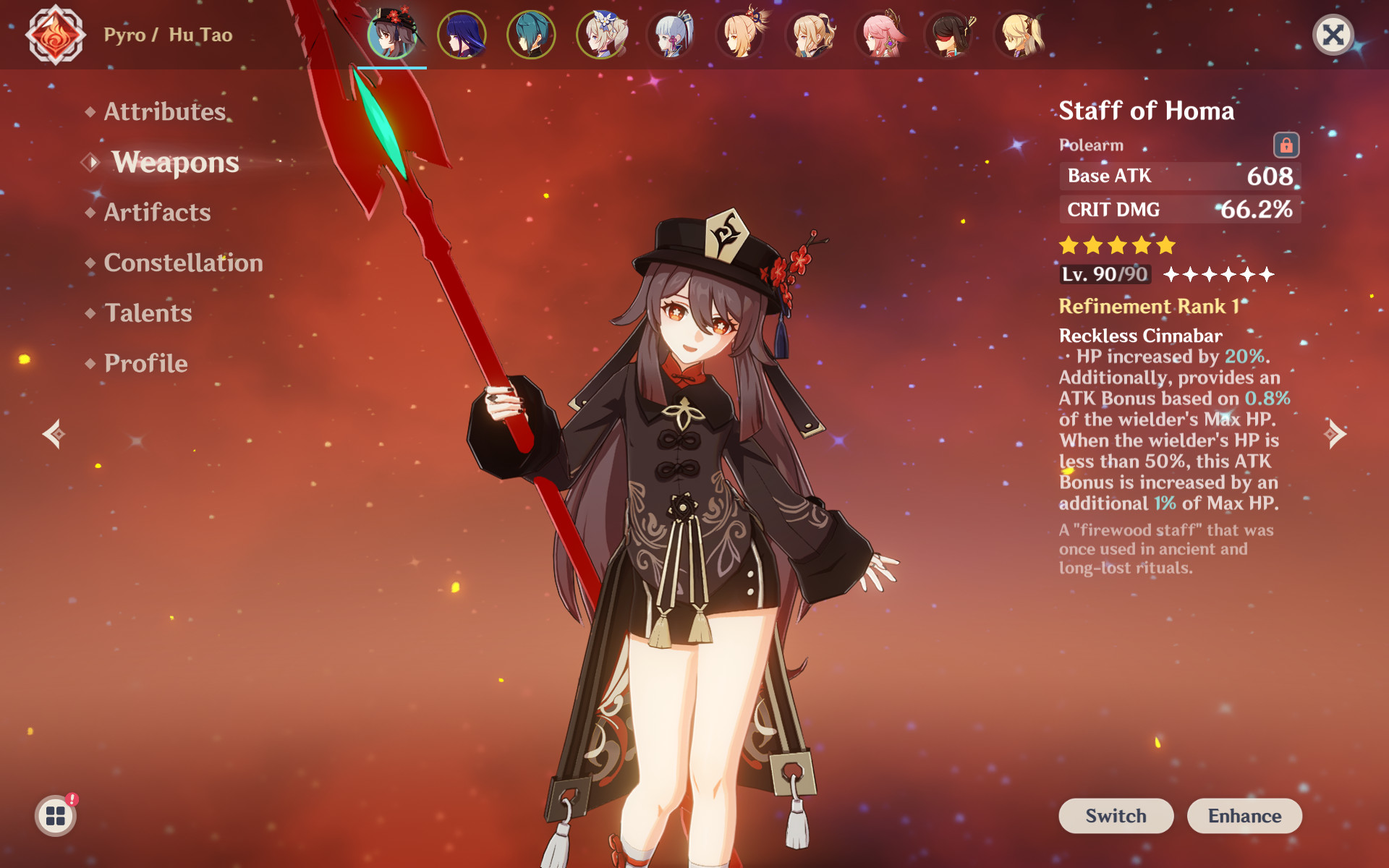 Spear of Cassius (Staff of Homa)