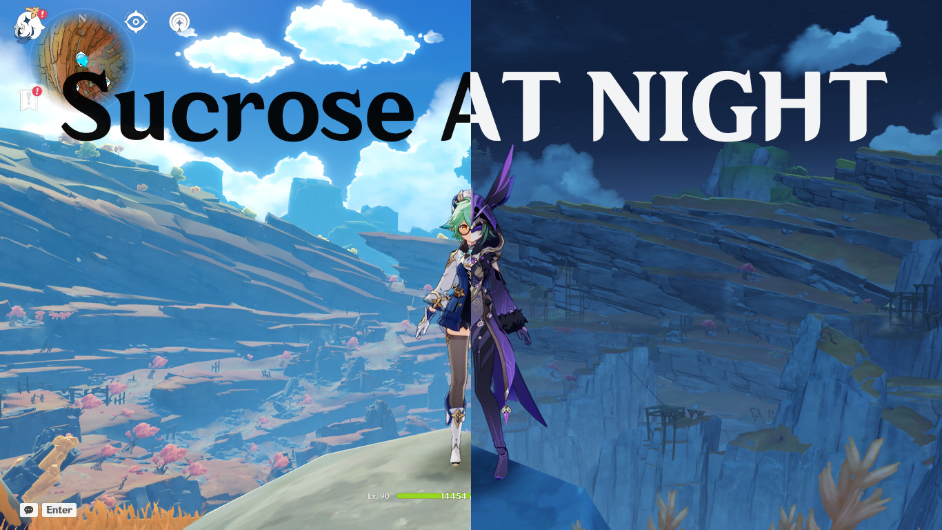 Sucrose at Night!
