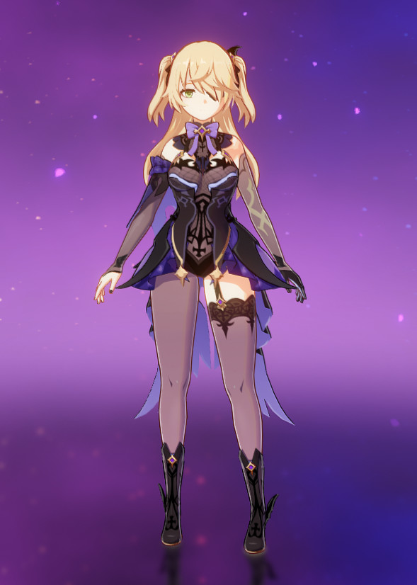 Slightly Thiccer Fischl (Default + Skin)