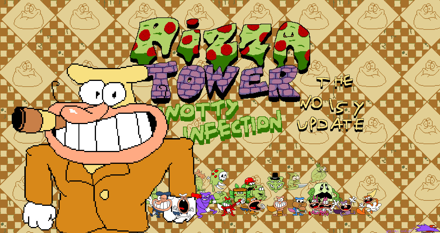 Using pizza tower online, I make a web port of pizza tower using