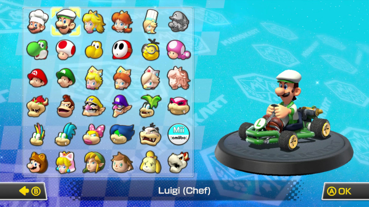 Mario Kart Tour Chef Pack With Mkt Animations [mario Kart 8] [mods]