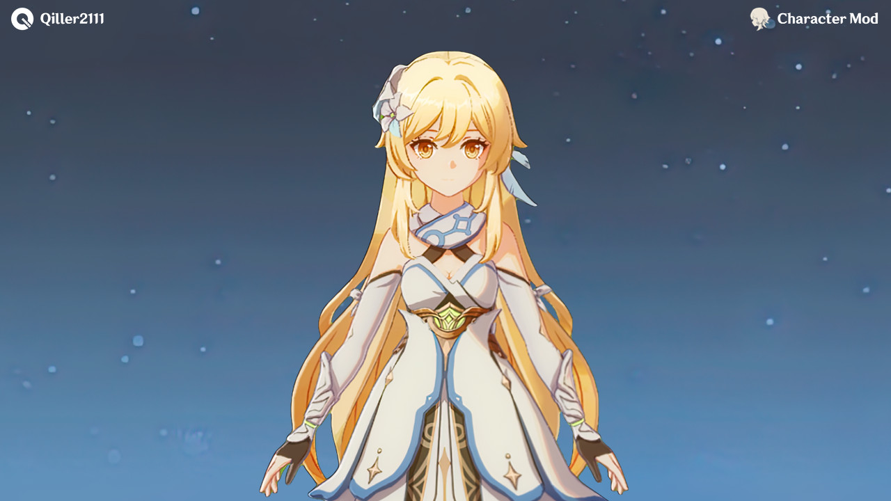 Lumine Long Hair [Genshin Impact] [Mods]