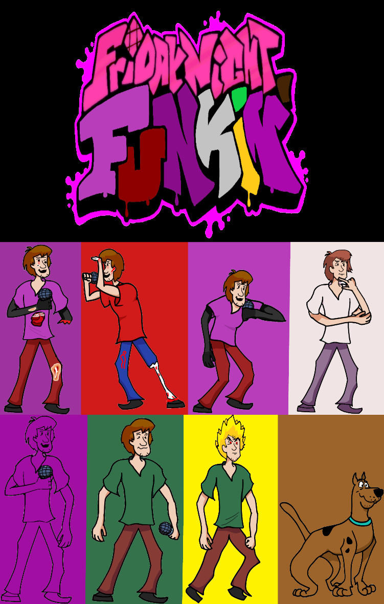 FNF Purple Shaggy Returns [Friday Night Funkin'] [Mods]
