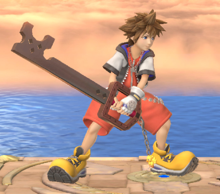 KH1 Sora with Metal Chocobo Keyblade [Super Smash Bros. Ultimate] [Mods]