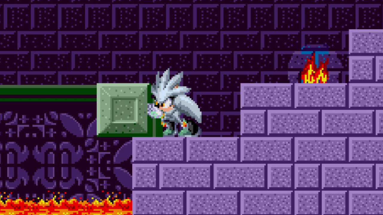 Silver The Hedgehog In Sonic 1 Mod for Sonic the Hedgehog (2013) | S1 ...