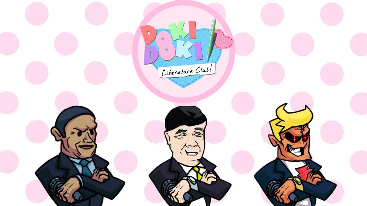 Presidents play Doki Doki Literature Club