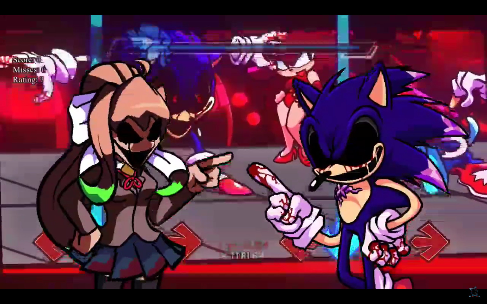 FNF: Monika.chr vs Sonic.exe 🔥 Play online