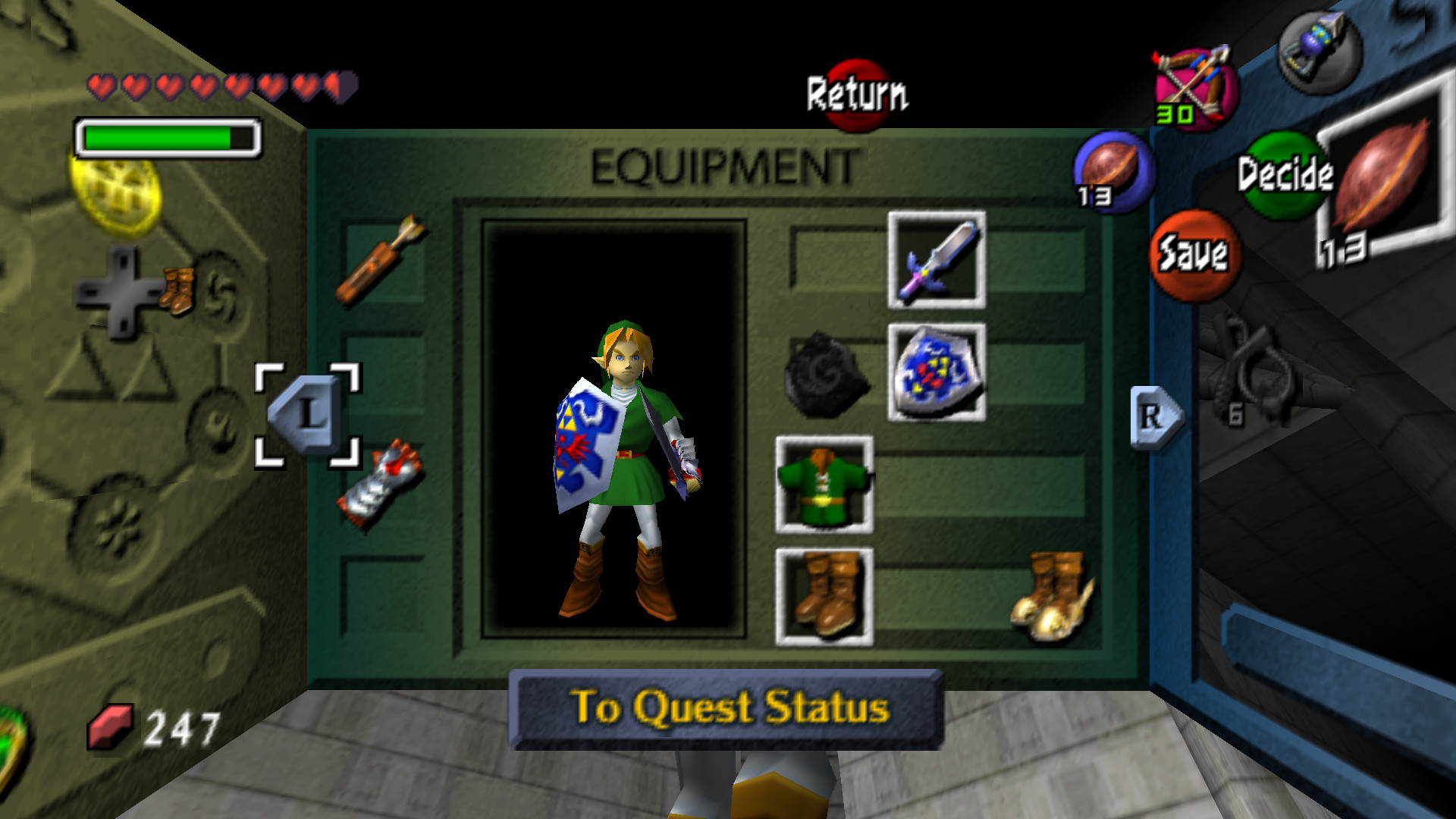 Majora's Mask HUD [Ship of Harkinian (Ocarina of Time PC Port)] [Mods]