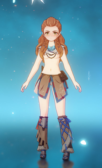 Aloy Half Nude