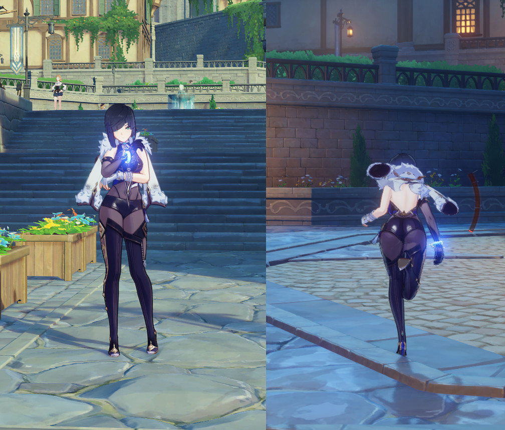 Yelan Hotpants Stocking Texture Edit