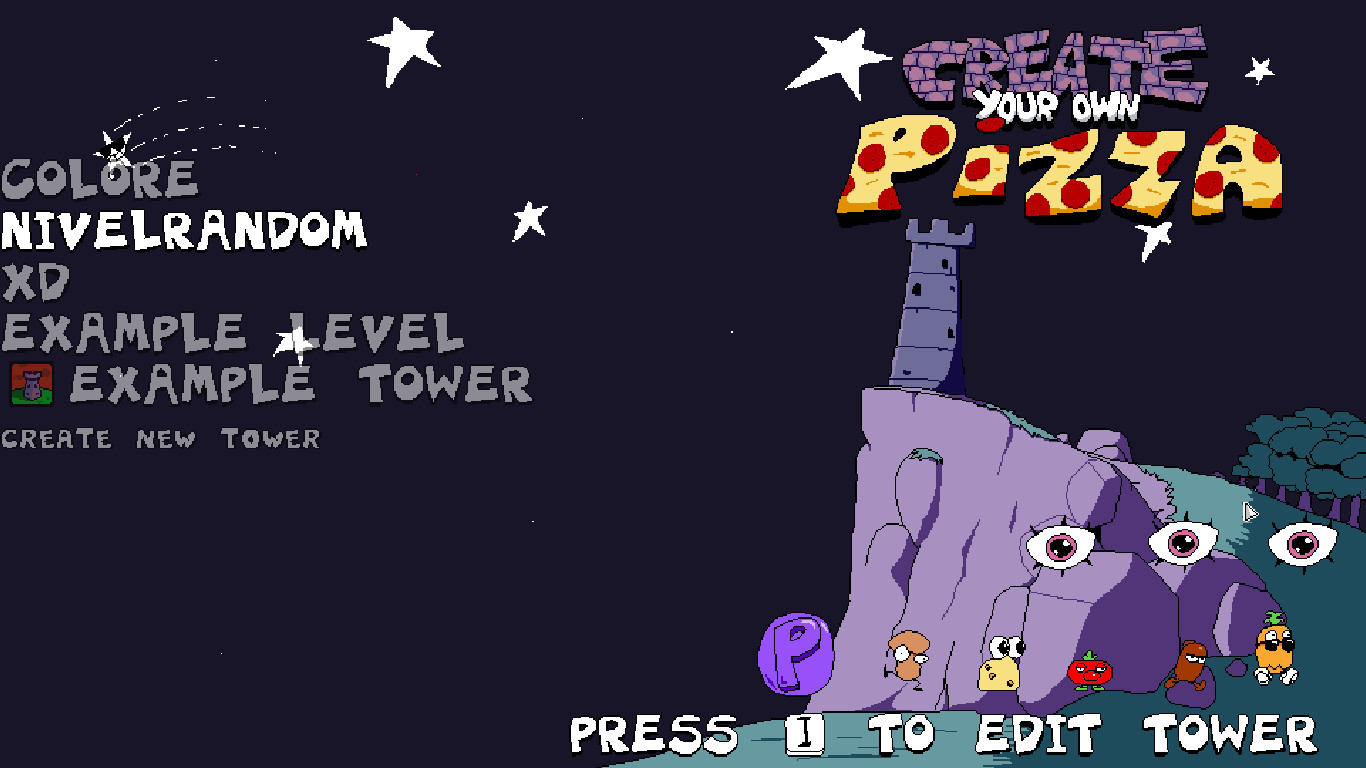 pizza tower level editor (nivel random) (old) [Pizza Tower] [Mods]