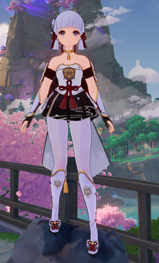 Ayaka Royal Armor Skirt Toggle and 2 Color