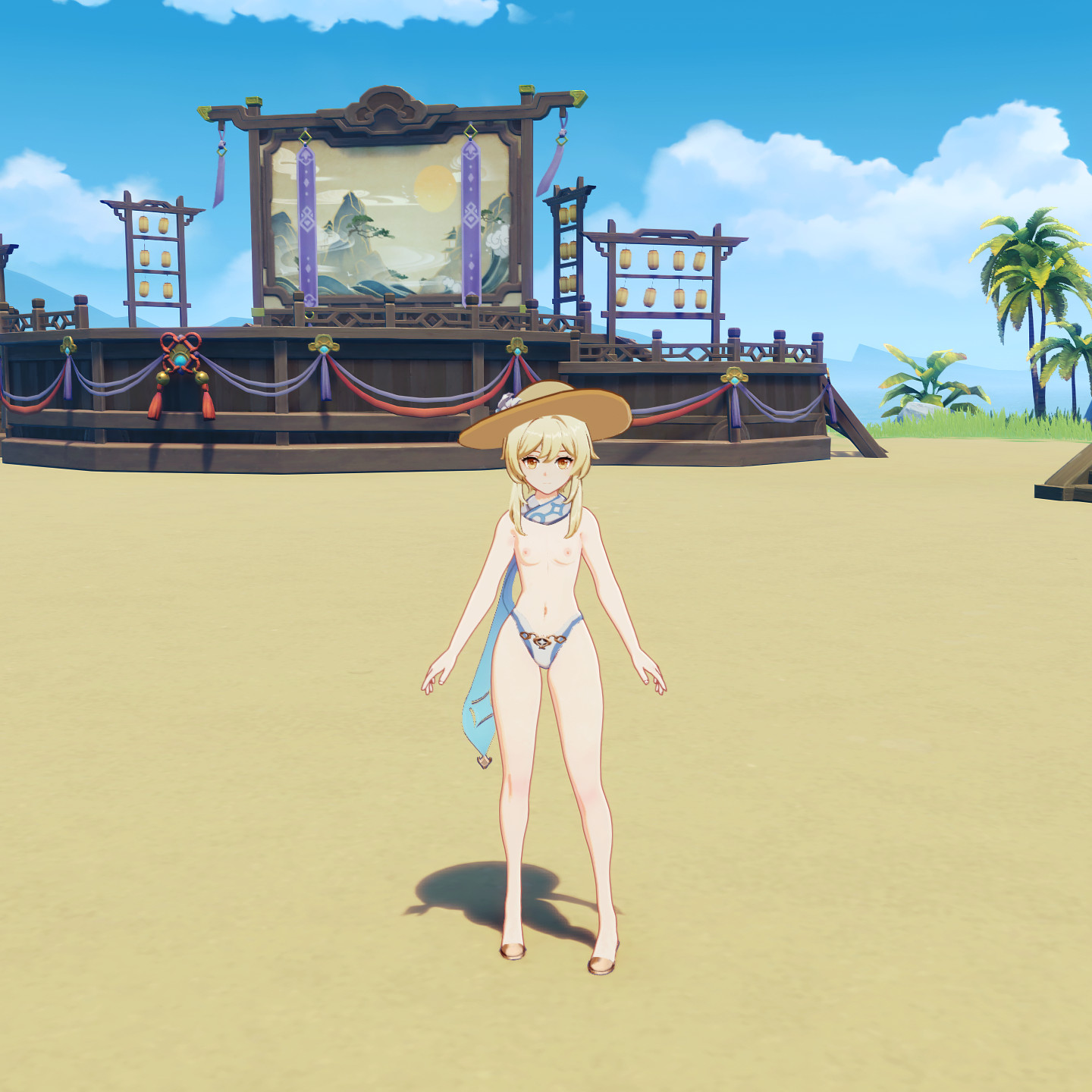 Beach Babe Lumine NSFW Nude Toggle