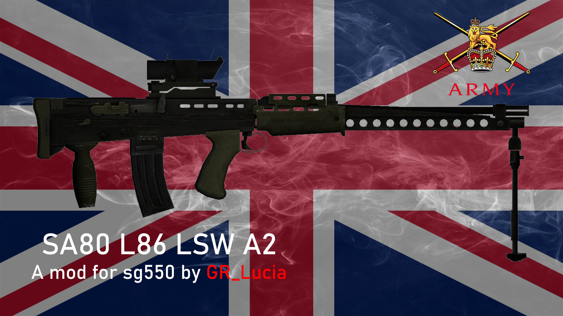 SA80 L86A2 Light Support Weapon [Counter-Strike 1.6] [Mods]