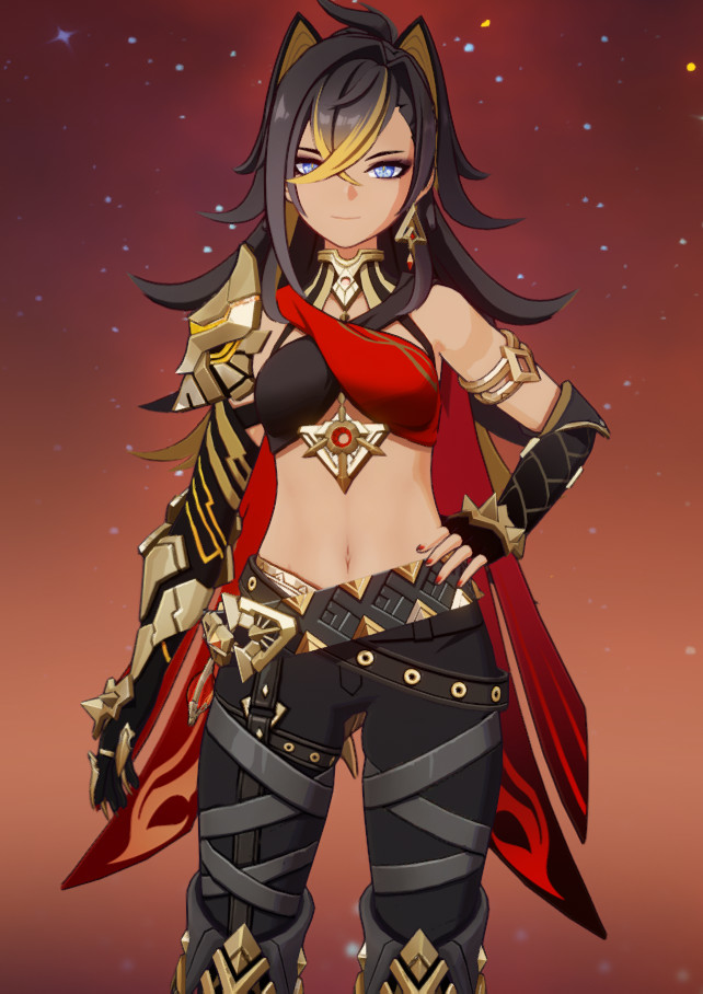 Dehya bought new pants!