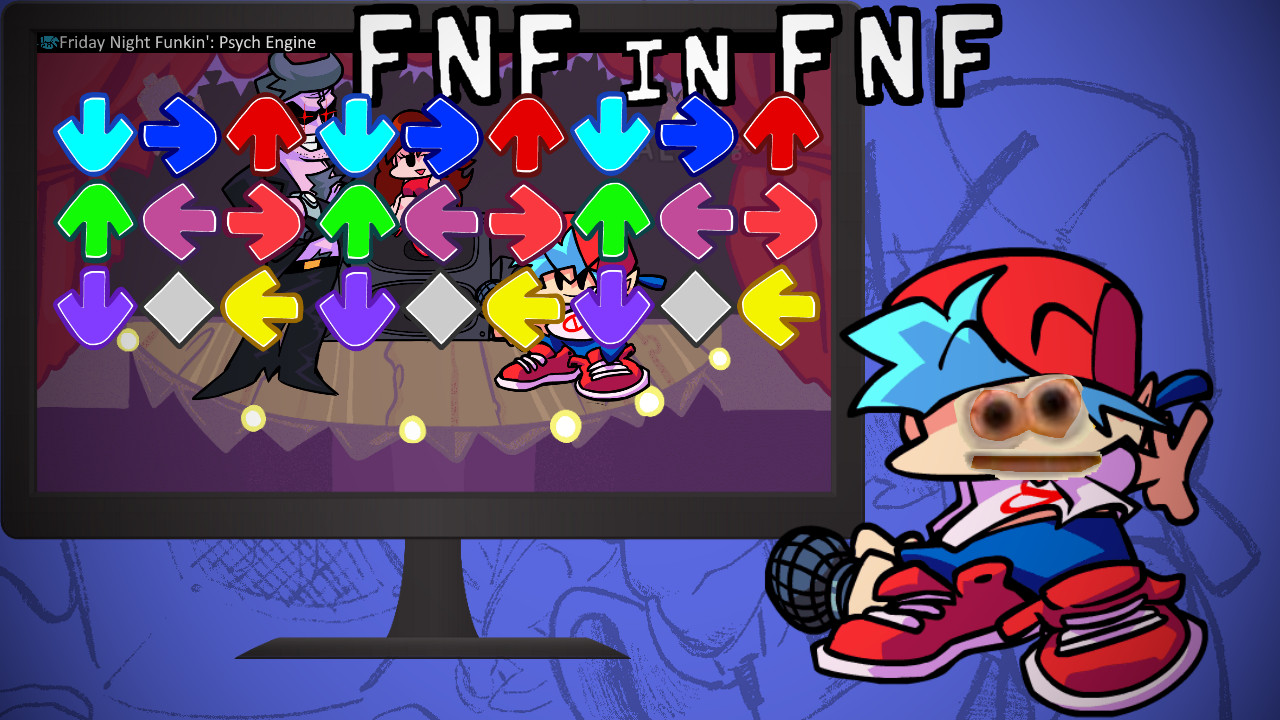 FNF in FNF [Friday Night Funkin'] [Mods]