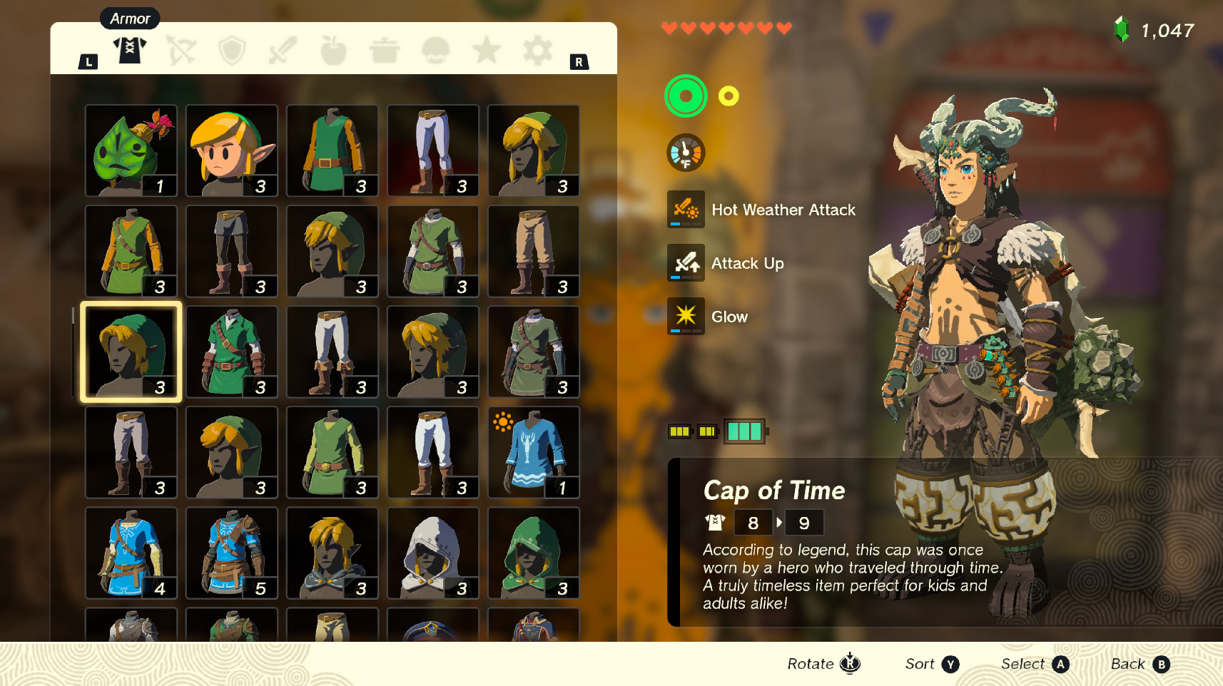 Better Sorting [The Legend of Zelda: Tears of the Kingdom] [Mods]